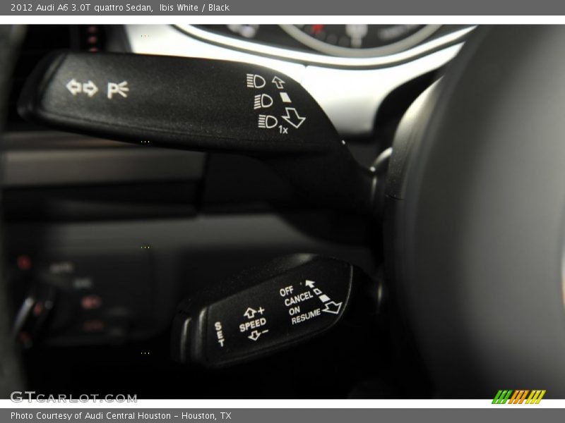 Ibis White / Black 2012 Audi A6 3.0T quattro Sedan