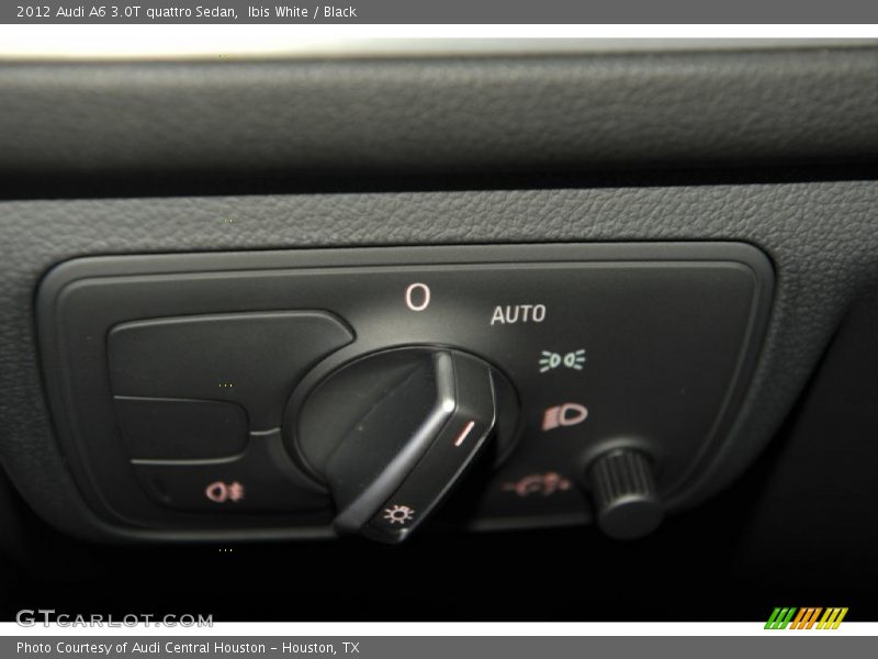 Ibis White / Black 2012 Audi A6 3.0T quattro Sedan
