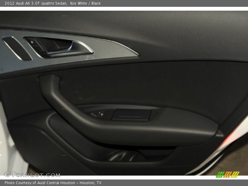 Ibis White / Black 2012 Audi A6 3.0T quattro Sedan