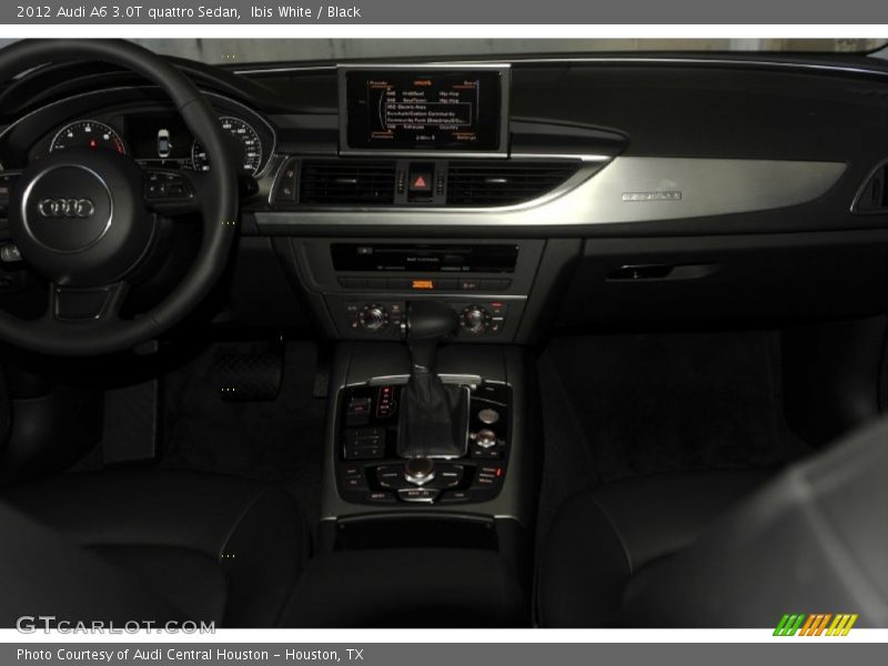 Ibis White / Black 2012 Audi A6 3.0T quattro Sedan