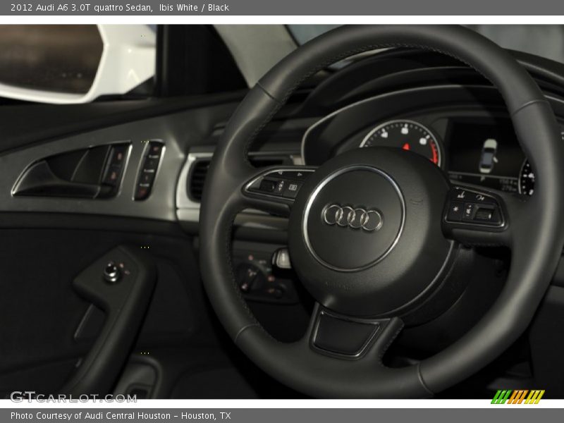 Ibis White / Black 2012 Audi A6 3.0T quattro Sedan