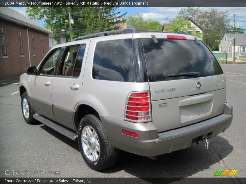 Silver Birch Metallic / Medium Dark Parchment 2004 Mercury Mountaineer AWD