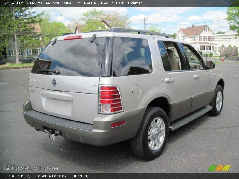 Silver Birch Metallic / Medium Dark Parchment 2004 Mercury Mountaineer AWD