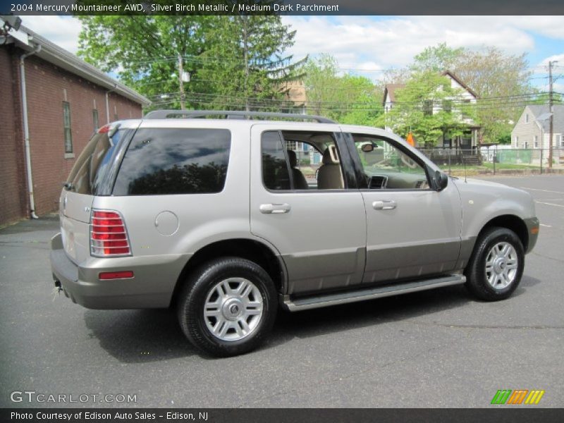 Silver Birch Metallic / Medium Dark Parchment 2004 Mercury Mountaineer AWD