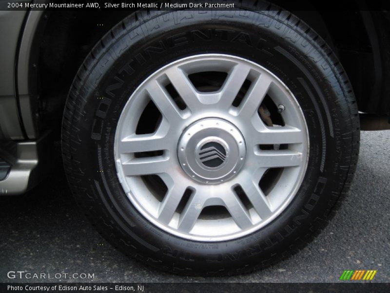 Silver Birch Metallic / Medium Dark Parchment 2004 Mercury Mountaineer AWD