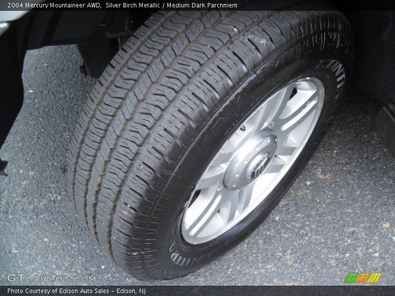 Silver Birch Metallic / Medium Dark Parchment 2004 Mercury Mountaineer AWD