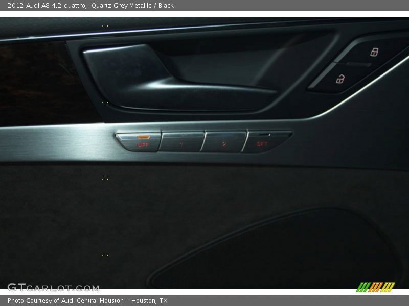 Quartz Grey Metallic / Black 2012 Audi A8 4.2 quattro