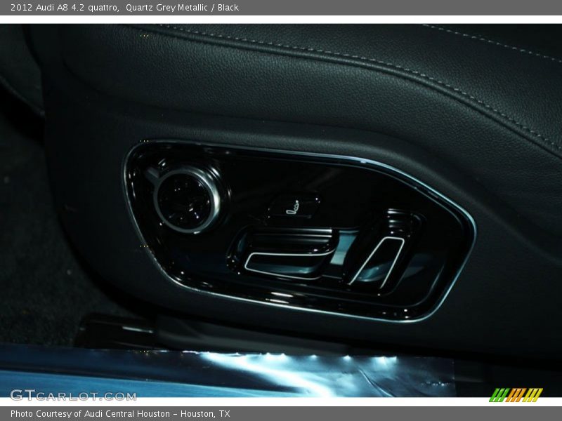 Quartz Grey Metallic / Black 2012 Audi A8 4.2 quattro
