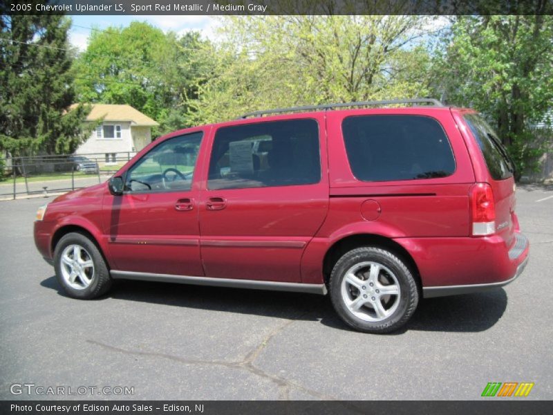 Sport Red Metallic / Medium Gray 2005 Chevrolet Uplander LS