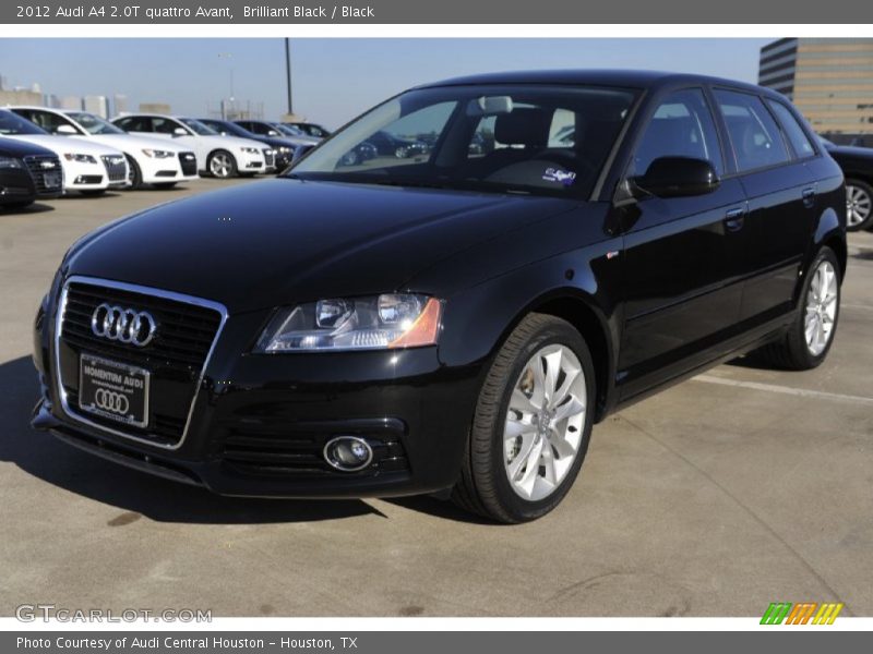 Brilliant Black / Black 2012 Audi A4 2.0T quattro Avant