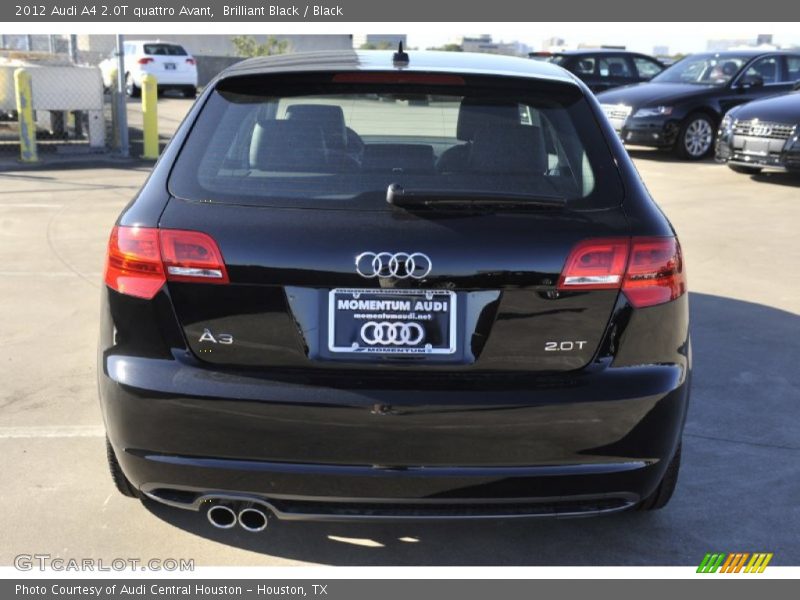 Brilliant Black / Black 2012 Audi A4 2.0T quattro Avant