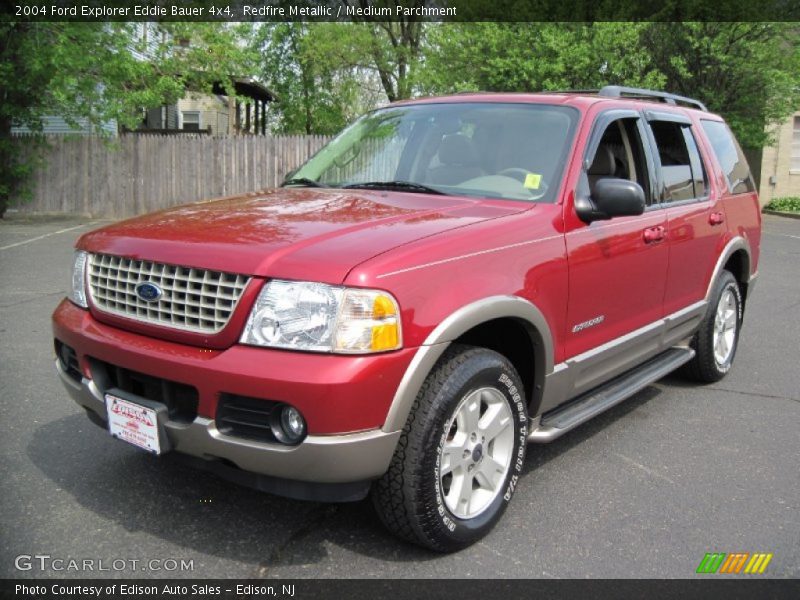 Redfire Metallic / Medium Parchment 2004 Ford Explorer Eddie Bauer 4x4