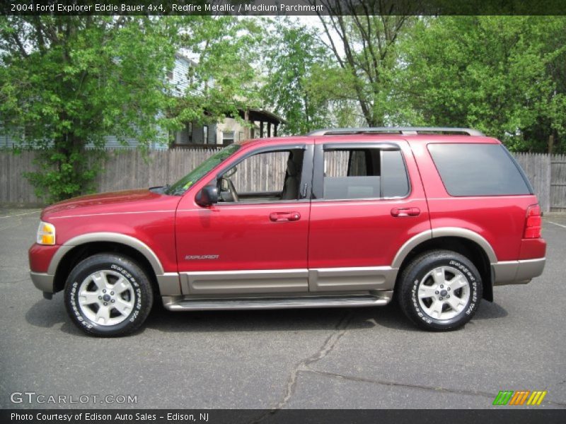 Redfire Metallic / Medium Parchment 2004 Ford Explorer Eddie Bauer 4x4