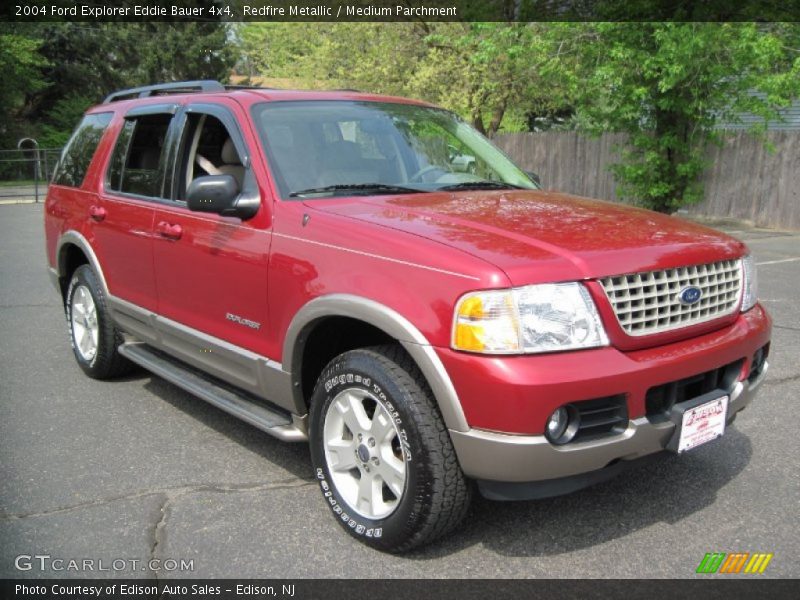 Redfire Metallic / Medium Parchment 2004 Ford Explorer Eddie Bauer 4x4