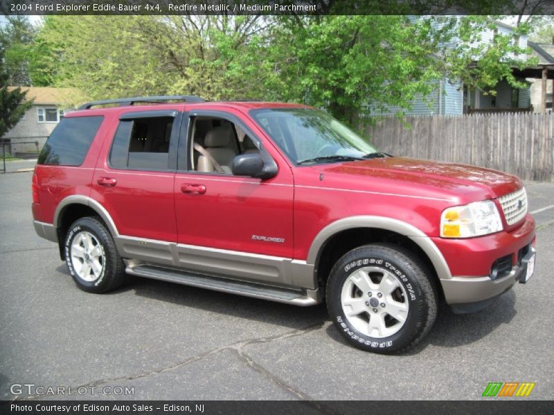 Redfire Metallic / Medium Parchment 2004 Ford Explorer Eddie Bauer 4x4