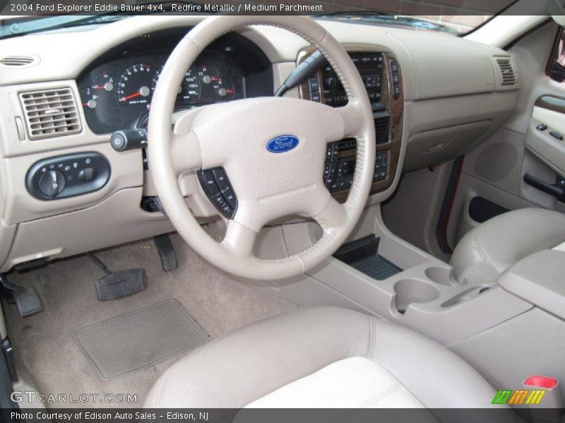 Redfire Metallic / Medium Parchment 2004 Ford Explorer Eddie Bauer 4x4