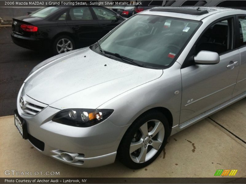 Sunlight Silver Metallic / Black 2006 Mazda MAZDA3 s Grand Touring Sedan