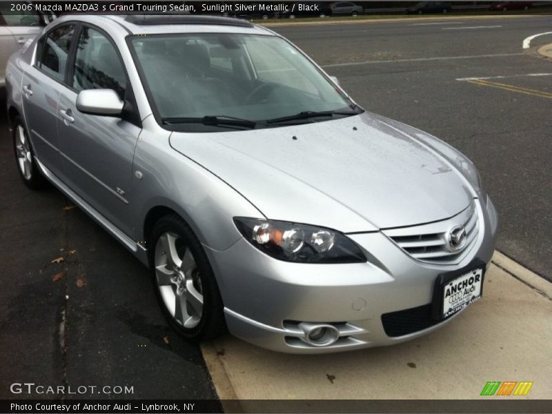 Sunlight Silver Metallic / Black 2006 Mazda MAZDA3 s Grand Touring Sedan