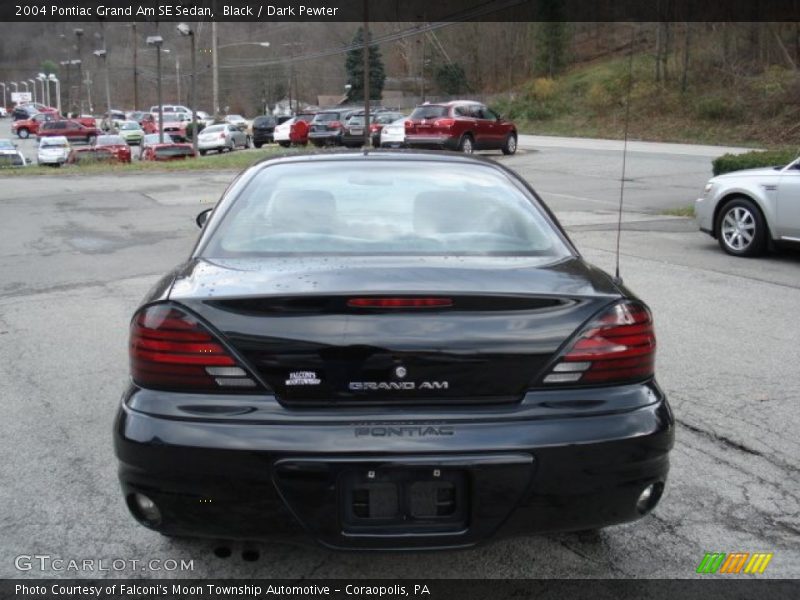Black / Dark Pewter 2004 Pontiac Grand Am SE Sedan