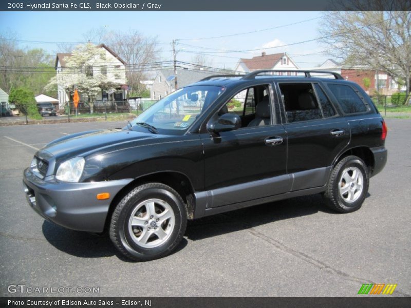 Black Obsidian / Gray 2003 Hyundai Santa Fe GLS