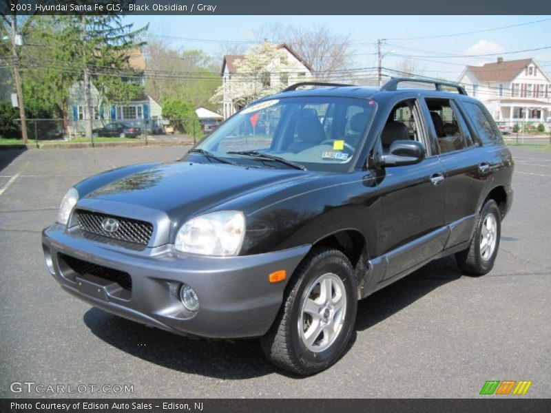 Black Obsidian / Gray 2003 Hyundai Santa Fe GLS