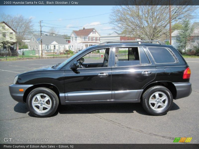 Black Obsidian / Gray 2003 Hyundai Santa Fe GLS