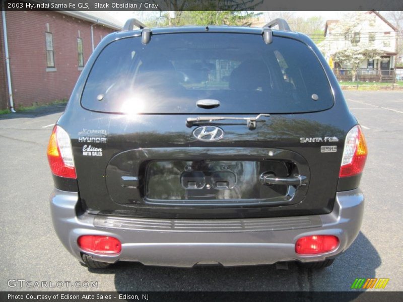 Black Obsidian / Gray 2003 Hyundai Santa Fe GLS