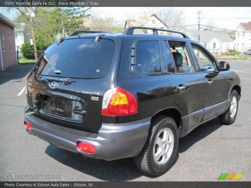 Black Obsidian / Gray 2003 Hyundai Santa Fe GLS