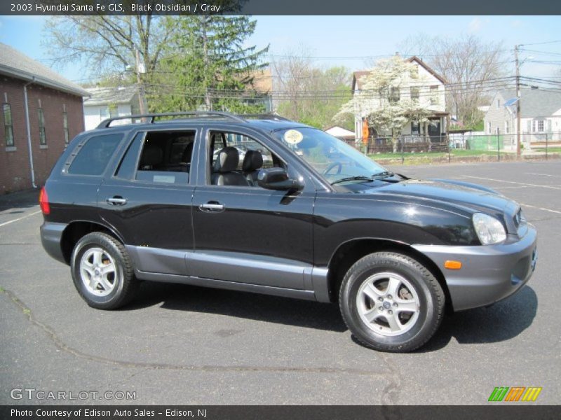 Black Obsidian / Gray 2003 Hyundai Santa Fe GLS