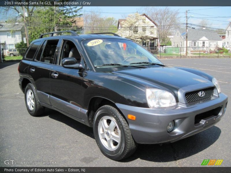 Black Obsidian / Gray 2003 Hyundai Santa Fe GLS