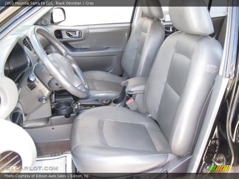 Black Obsidian / Gray 2003 Hyundai Santa Fe GLS