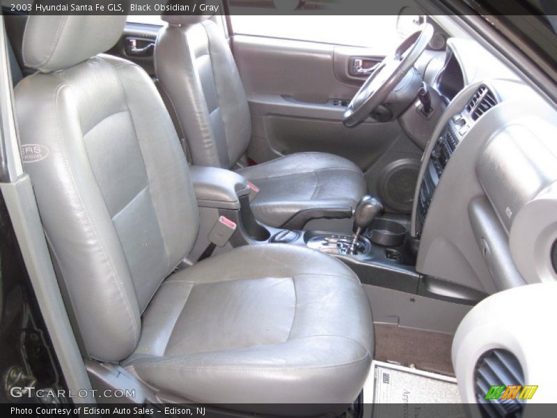 Black Obsidian / Gray 2003 Hyundai Santa Fe GLS