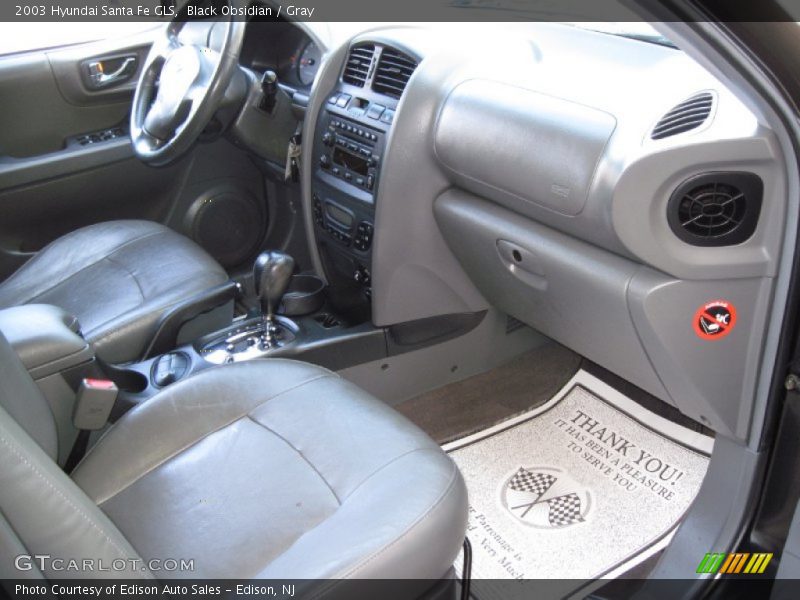Black Obsidian / Gray 2003 Hyundai Santa Fe GLS