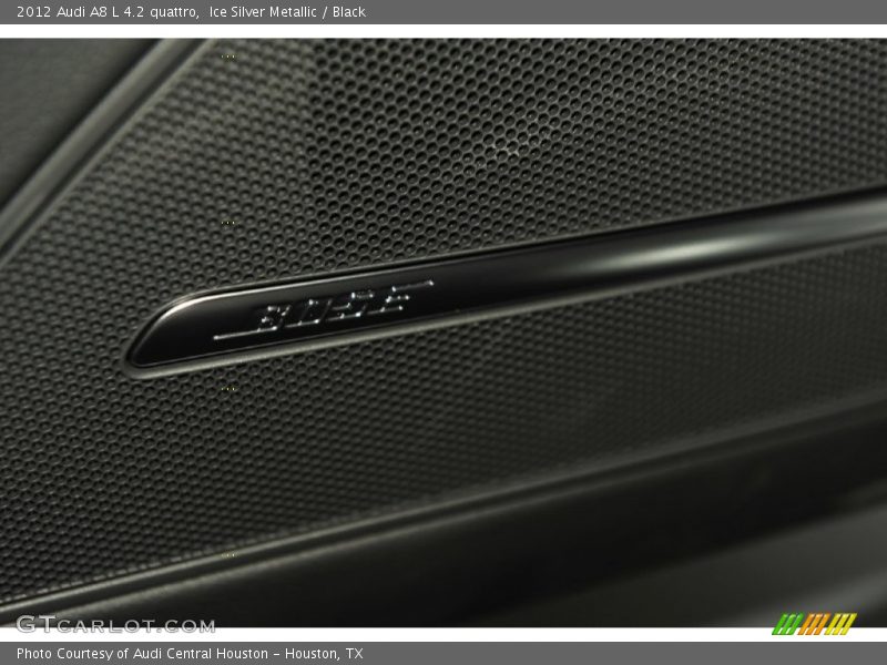 Ice Silver Metallic / Black 2012 Audi A8 L 4.2 quattro
