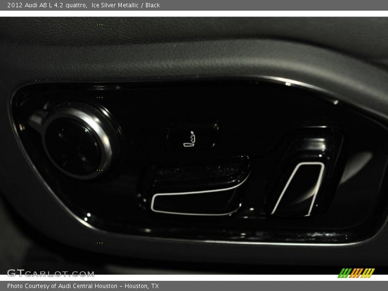 Ice Silver Metallic / Black 2012 Audi A8 L 4.2 quattro