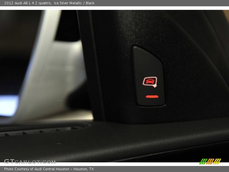Ice Silver Metallic / Black 2012 Audi A8 L 4.2 quattro