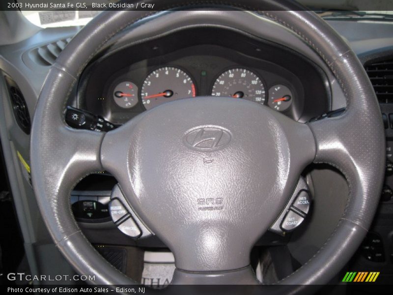 Black Obsidian / Gray 2003 Hyundai Santa Fe GLS