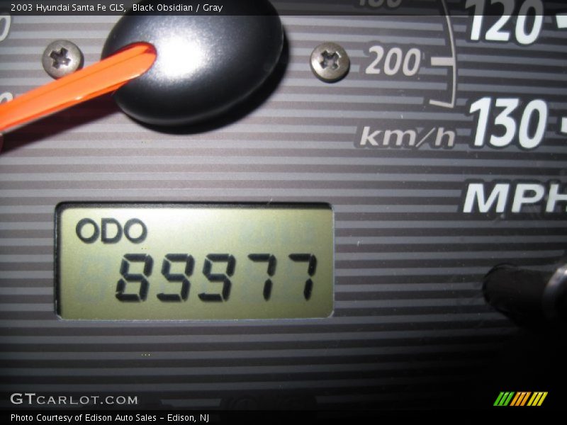 Black Obsidian / Gray 2003 Hyundai Santa Fe GLS