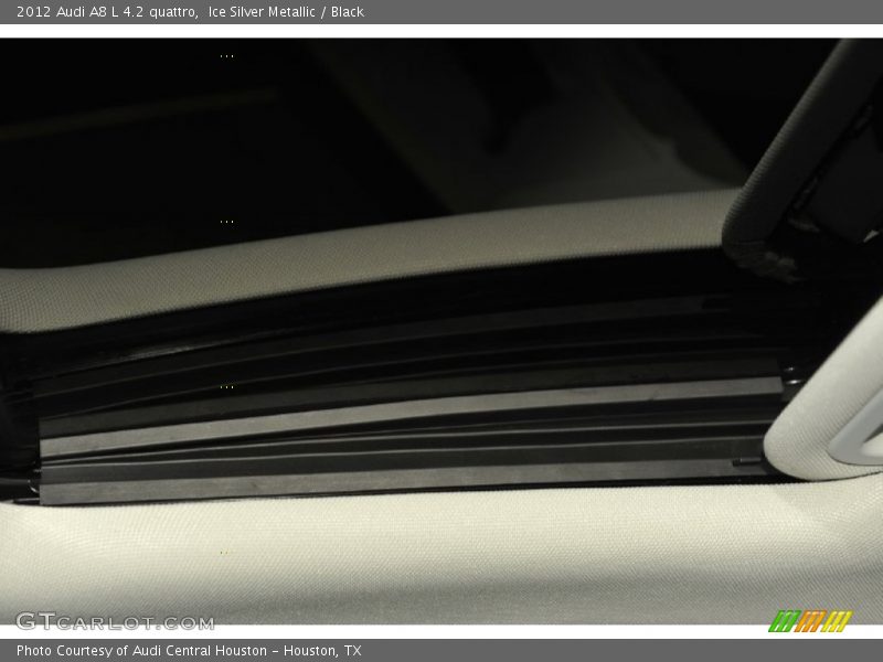 Ice Silver Metallic / Black 2012 Audi A8 L 4.2 quattro