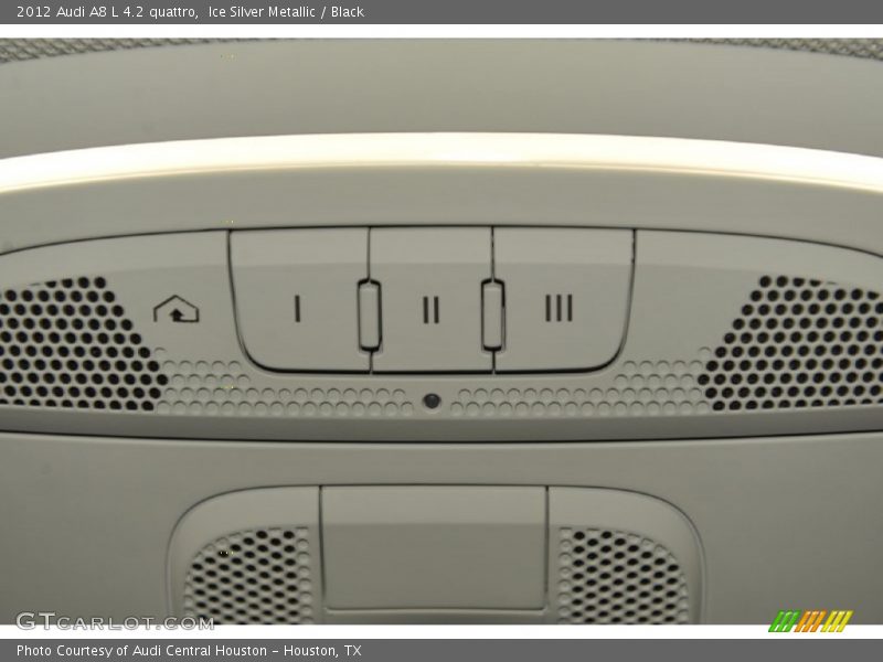 Ice Silver Metallic / Black 2012 Audi A8 L 4.2 quattro