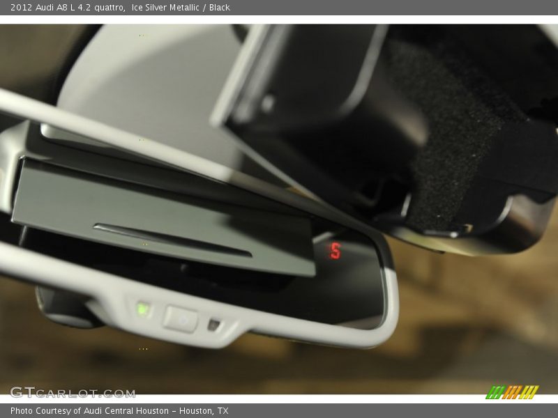 Ice Silver Metallic / Black 2012 Audi A8 L 4.2 quattro