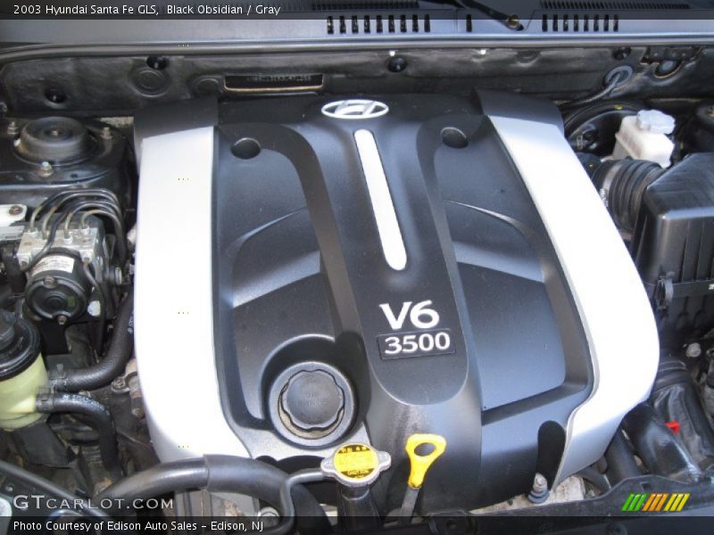 Black Obsidian / Gray 2003 Hyundai Santa Fe GLS