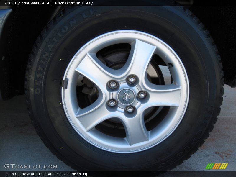 Black Obsidian / Gray 2003 Hyundai Santa Fe GLS