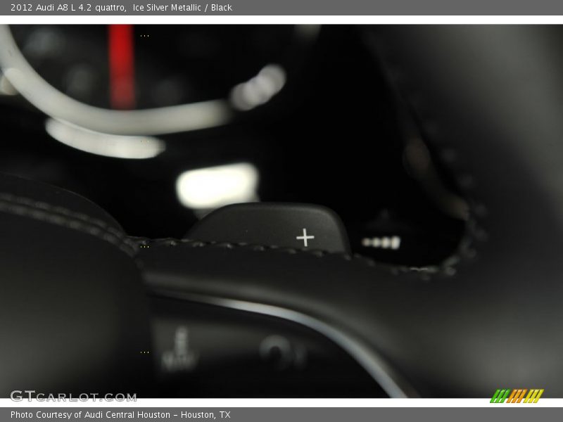 Ice Silver Metallic / Black 2012 Audi A8 L 4.2 quattro