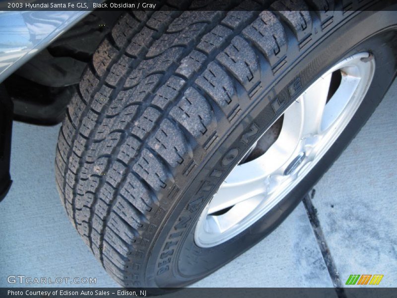 Black Obsidian / Gray 2003 Hyundai Santa Fe GLS