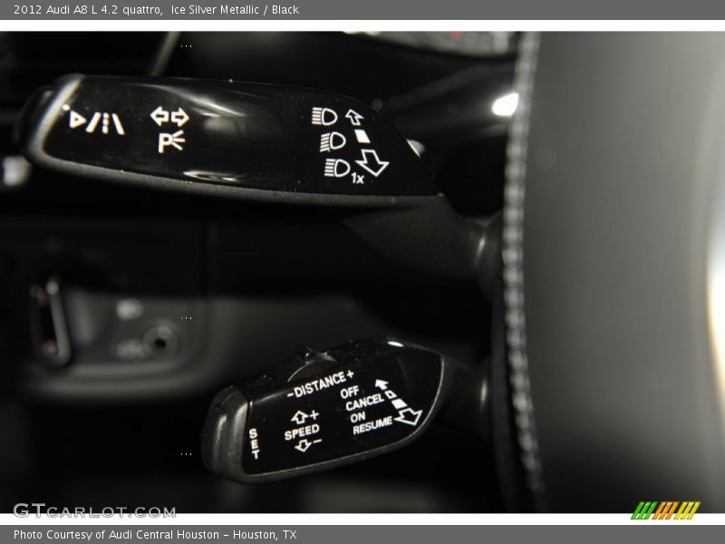 Ice Silver Metallic / Black 2012 Audi A8 L 4.2 quattro