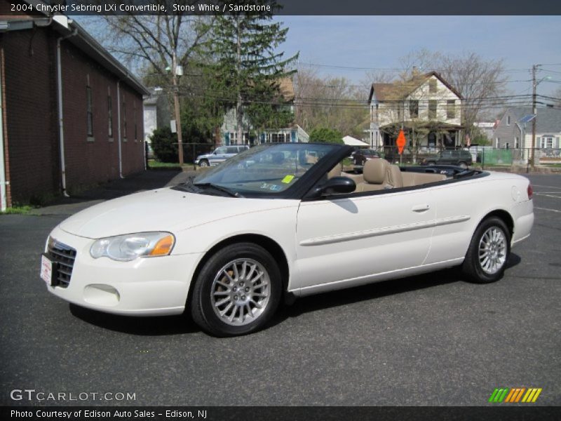 Stone White / Sandstone 2004 Chrysler Sebring LXi Convertible