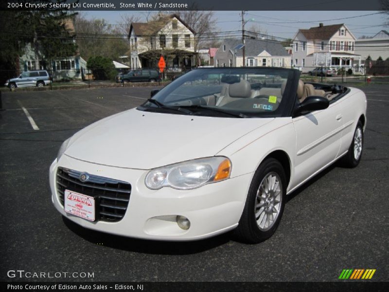 Stone White / Sandstone 2004 Chrysler Sebring LXi Convertible