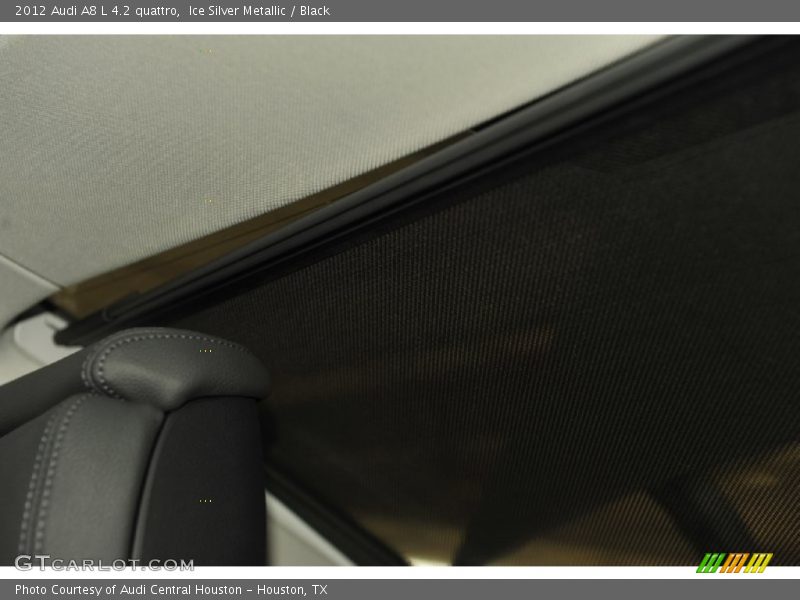 Ice Silver Metallic / Black 2012 Audi A8 L 4.2 quattro
