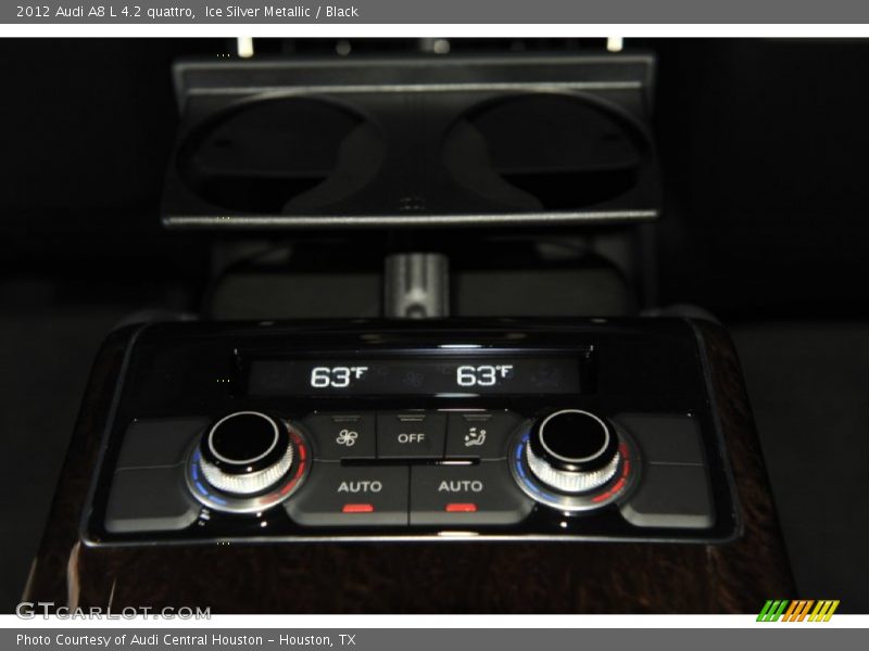 Ice Silver Metallic / Black 2012 Audi A8 L 4.2 quattro